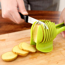 Load image into Gallery viewer, Fruit &amp; Veggie Cutting Holder