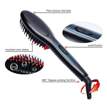 Load image into Gallery viewer, Hair Brush Fast Hair Straightener Comb