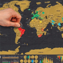 Load image into Gallery viewer, Scratch-Off World Map Poster