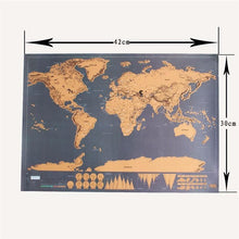 Load image into Gallery viewer, Scratch-Off World Map Poster